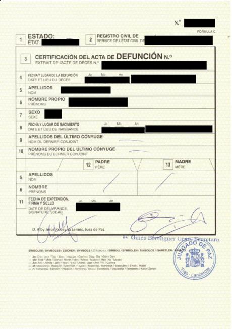 Death Certificate Puerto Rico - Tranlanguage - Certified Translations