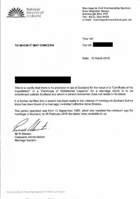 Certificate of no impediment Certified Translations Dialexy